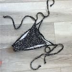 White Fox Boutique White Fox Swim Bottoms Sun Soaked Black Speckle (small) polka dot scrunch thong Photo 1