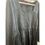Old Navy  Womens 3X Black Dress Long‎ Sleeve Smocked Square Neck Casual Photo 3