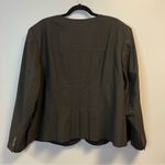 The Limited  Blazer Black Essentials Single Button Collarless Jacket Sz 24W NWT Photo 8