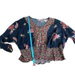 Gypsies & Moondust  floral blouse size xl Photo 3