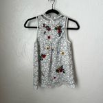 Anthropologie  Maeve Macie lace embroidered beaded sleeveless top▪️size 0 Photo 10