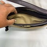 Etienne Aigner VTG WOVEN JUTE/LEATHER PURSE ADJUSTABLE STRAP 12x7x4 PREOWNED Photo 4