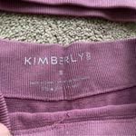 Kimberly C Ribbed Tank Bike Short Set Mauve Size Small Photo 2