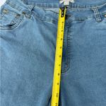 Woman Within  Light Blue Denim Capris size 12 Photo 2