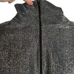 Seasons V Vintage Union Label 1960s Silver‎ Shimmer Blouse Top Size 8 Zipper Silver Photo 7