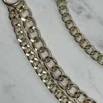 Chunky Draped Gold Tone Chain Link Belt Adjustable Y2K One Size OS ✨ Photo 4