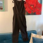 Club Monaco  Women's Dorotheah Pin-Dot Cropped Pants Jumpsuit Size 10 Black Photo 6