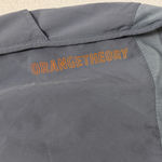 Orangetheory  Women's Athletic Shorts in Gray with Orange Accents Photo 1