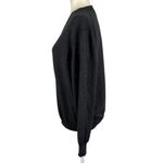 Valentino Jeans Wool Blend V Neck Grandpa Pullover Sweater IT Size 56 Gray Photo 4