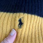 Ralph Lauren Vintage Polo by  Rugby Stripe Rib Knit Lambswool Scarf Y2K 90s Photo 3