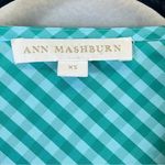 Ann Mashburn  Gingham Long‎ Bell Sleeves Wrap Blouse Size XS Photo 1