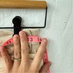 Tractr Two Tone Texture Tan Cream Corduroy Denim Straight Leg Jeans Size 2 Photo 4