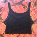Brandy Melville black ribbed crop tank top cami Photo 6