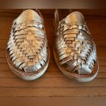 Rogers Saretica Gold Huarache Sandals Size 8 Photo 2