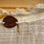 Free People One Size Small Naya Printed Floral Ruffle Sleeve Tie Bottom Hem Yellow Photo 10