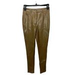 Wilfred Aritzia High Waisted Vegan Leather Charm
Pants Size 0 Brown Stylish Photo 5