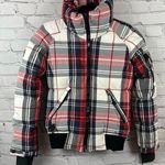 SAM. Freestyle Down Bomber Jacket Alpine Plaid Wind & Water Resistant XS NWT Multiple Photo 0