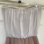 Body Central Adorable Bodycon Strapless Dress with White Sheer Accent - Never worn!🤍 🤎 Photo 4