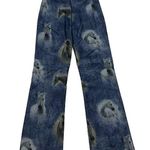 Signé Paris Vintage High Rise Boot Cut Horse Trousers Dress Pants Blue Gray 6 Photo 0