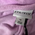 Ava & Viv  Women's Plus Size Light Purple Loop Terry Tank Top - Size 1X - NWT Photo 1