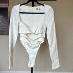 House Of CB  'Danica' White‎ Cutout Bodysuit NWOT size S Photo 3