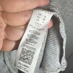 Collusion Grey Ribbed Knit High Neck Long Sleeve Aline Dress size US 4 Photo 5