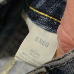 American Eagle  Womens 6 Reg Stone Washed Flared Boot Jeans Low Rise Pockets Photo 4