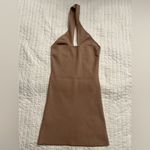 Kittenish  tan halter dress NWOT Photo 4