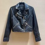 Guess  Leather Jacket Black Photo 0