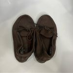 Minnetonka brown soft pebbled leather moccasins indoor outdoor slippers size 8 Photo 5