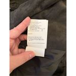 Hugo Boss Women's Goat Leather Suede Jacket Blazer Gray Green Size 6 vintage Photo 14