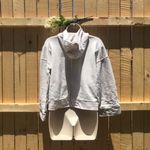 Rue 21 white floral embroidered hoodie size M Photo 5