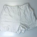 Nine West White Linen  Shorts Photo 0