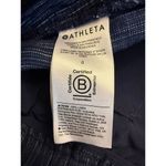 Athleta Women’s Cabo Linen 4” Shorts Size 0 Blue Dark Wash Drawstring Casual Photo 6