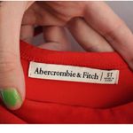 Abercrombie & Fitch Womens Red Spaghetti Straps Bodycon Dress Size Small Tall Photo 2