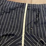 Ralph Lauren Lauren XL Blue White Striped Drawstring Viscose Wide Leg Pants Photo 12