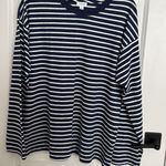 J.Crew NWT Long Sleeve Striped Top/Shirt Photo 0