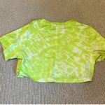 Lululemon All Yours Cropped Cotton T-Shirt Marmoleado Tie Dye Size 2 Photo 4