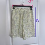 Koret City Blues Vintage Floral High Rise Pleated Shorts Cottagecore Yellow S Photo 8