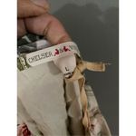 Chelsea and Violet Boho Tropical Floral Ruffle Faux Wrap Mini Skirt Large NWT Photo 8