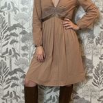 Catherine Malandrino  Lace Trim cotton Empire-Waist Midi Dress Sz 6 Photo 0