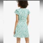 Draper James Flutter Sleeve Floral Dress Green Woodblock Floral Sz XXL Photo 1