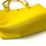 Tory Burch Sunny Yellow Saffiano Leather York Tote Photo 3