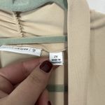 Susan Graver  2X Beige Open Front Cardigan Drape Liquid Knit w/Tank Photo 2