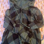 American Eagle Outfitters Hooded Flannel Photo 0
