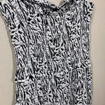 AFRM Isla Smocked Mini Dress XL Zebra Print Spaghetti Strap NEW Photo 2
