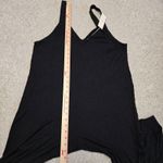 Eberjay Eberjey Elon Black Bound Ribbed‎ V-Neck Jumpsuit Black Lounge Sz L NWT Photo 6