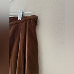 Vintage Abvien Brown Velvet Jacket & Culottes Pants 2Piece Set, 7/8 Photo 2