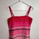 Vintage Nat Kaplan Couture Midi Dress Pink Stripes Size 6 Photo 6