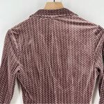 GSUWOO So Real Velvet Zip Front Jumpsuit V Neck Long Sleeve Form‎ Fitting Sexy Purple Size L Photo 11